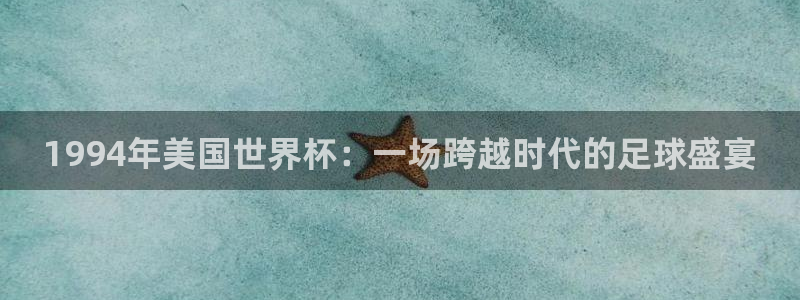 2026年世界杯赛程:1994年美国世界杯:一场跨越时代的足球盛宴